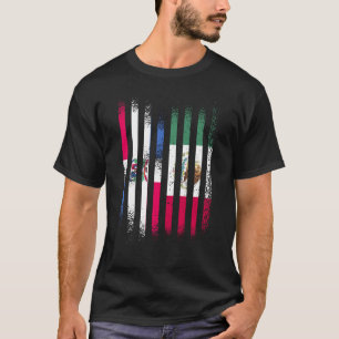 T-shirt République dominicaine Drapeau Mexique Pays cultiv