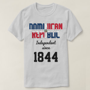 T-shirt République Dominicaine Fête de l'Indépendance Drap