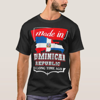 T-shirt République dominicaine il y a longtemps  Drapeau n