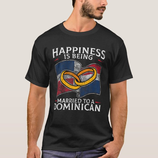 T-shirt République Dominicaine Mariage Patrimoine Dominica (Devant)