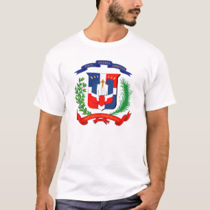 T-shirt République Dominicaine - Sceau - Drapeau - Symbole