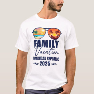 T-shirt République Dominicaine Vacances familiales jumelée