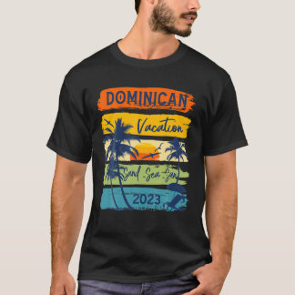 T-shirt République Dominicaine Vacation 2023 Famille Group