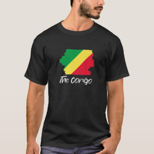 T-shirt République Drapeau Du Congo 1