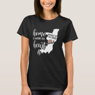 T-shirt République du Congo Accueil Cadeau - La maison est