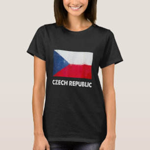 T-shirt République tchèque Drapeau tchèque 1