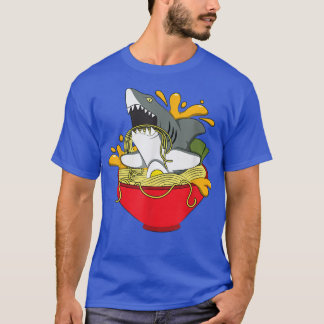 T-shirt requin à ramen - requin - ramen - humour - pho - n
