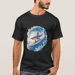 T-shirt Requin Animal Graphique Biologie Marine Mer Océan 