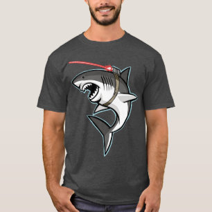 T-shirt Requin avec poutre laser
