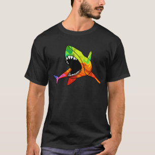 T-shirt Requin coloré
