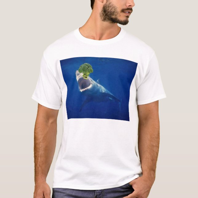 T-shirt Requin contre Eviloccoli (Devant)