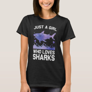 T-shirt Requin cool Pour Femmes Filles Enfants Requin Requ