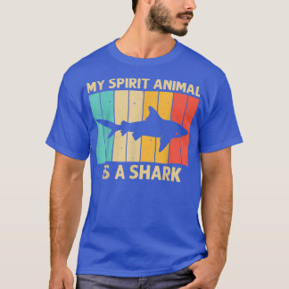 T-shirt Requin Drôle Pour Hommes Femmes Tigre À Tête De Ma