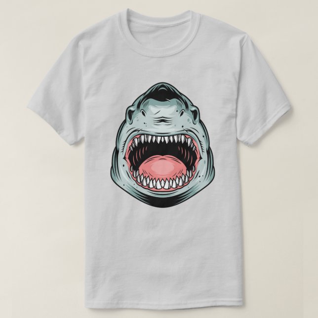 T-shirt Requin en colère (Design devant)