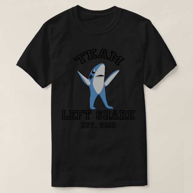 T-shirt Requin gauche de l'équipe (Design devant)
