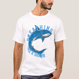 T-shirt Requin Hustle, Force & Détermination