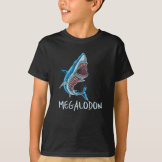 T-shirt Requin Megalodon - Créature océanique préhistoriqu