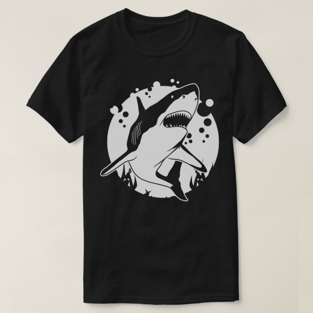 T-shirt Requin nageant (Design devant)