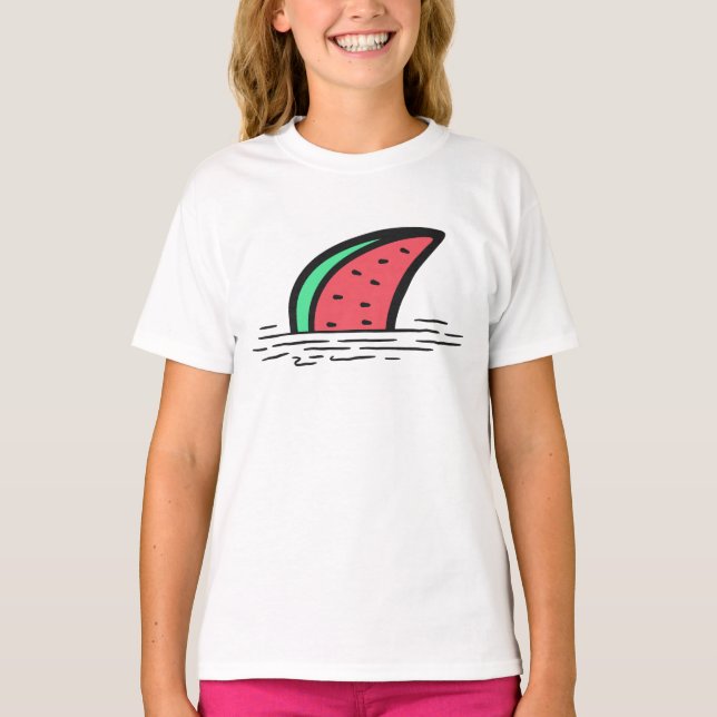 T-shirt requin pastèque (Devant)