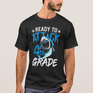 T-shirt Requin Prêt À Attaquer Des Garçons De 4E Année À T