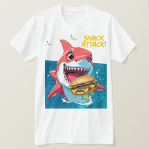 T-shirt Requin Snack Attack