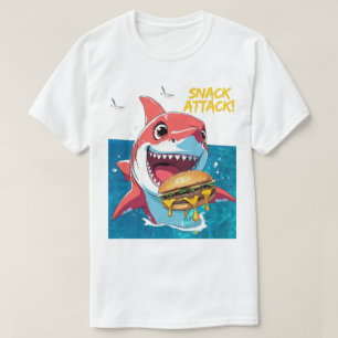 T-shirt Requin Snack Attack