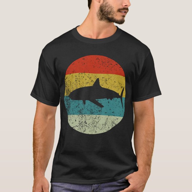 T-shirt requin-taupe (Devant)