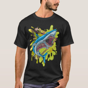 T-shirt Requin zombie