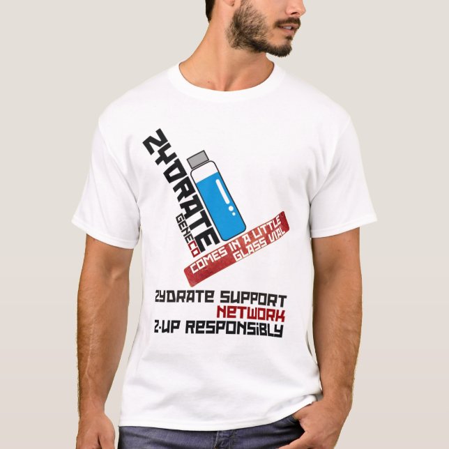 T-shirt Réseau de soutien de Zydrate (Devant)