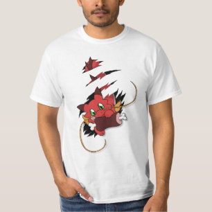 T-shirt Réseau Dragon eats meat
