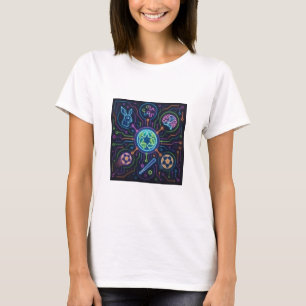 T-shirt Réseau Néon : La synergie de la durabilité mondial