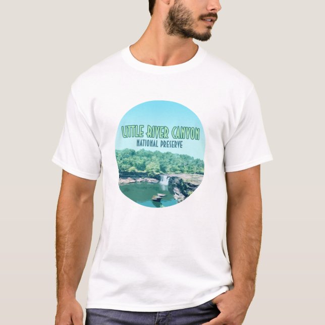 T-shirt Réserve nationale de Little River Canyon Alabama (Devant)