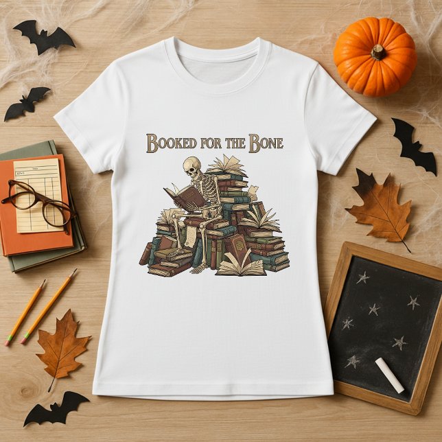 T-shirt Réservé pour le squelette d'Halloween enseignant d (Créateur téléchargé)