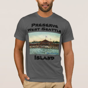 T-shirt Réserve West Seattle Island Alki Beach Bath House
