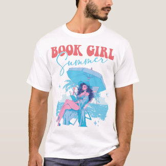 T-shirt Réserver Girlie Summer Retro Beach Cocktail Chill
