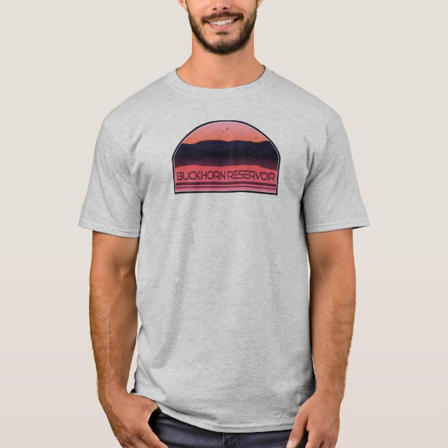 T-shirt Réservoir Buckhorn Caroline du Nord Sunrise Rouge (Devant)