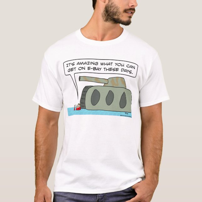 T-shirt réservoir de roi d'ebay (Devant)