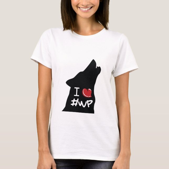 T-shirt Réservoir de Wolfpack du coeur I (Devant)