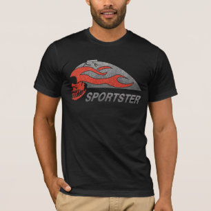 T-shirt Réservoir flamboyant de crâne