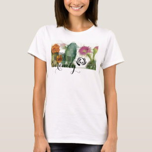 T-shirt Réservoir géométrique de muscle de femmes de fleur