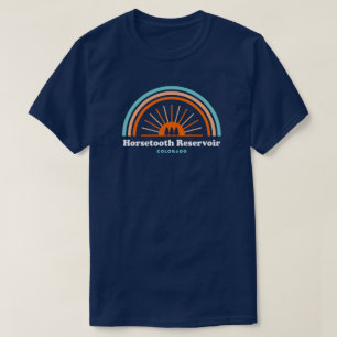 T-shirt Réservoir Horsetooth Colorado Rainbow