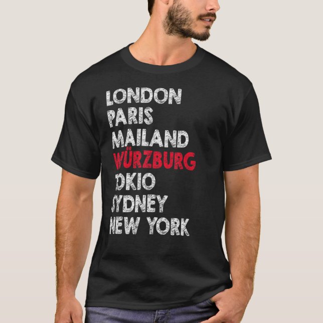 T-shirt Résidence Würzburg Metropolis Accueil Idée Fière (Devant)