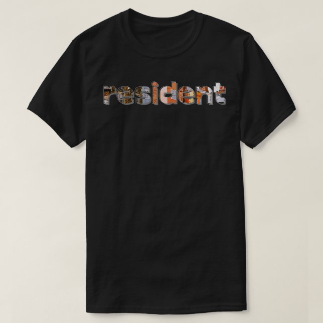 T-shirt résident (Design devant)