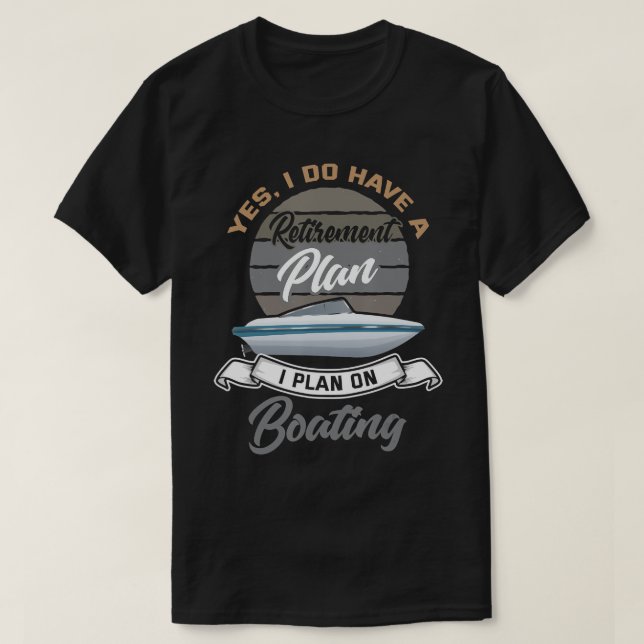 T-shirt Résiliation de bateau Chemise Funny Bateau Capitai (Design devant)