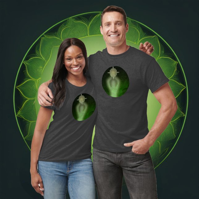 T-shirt Résilience luminescente Vert (Créateur téléchargé)