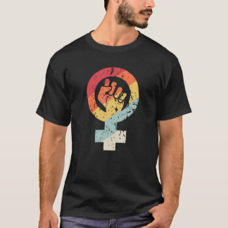 T-shirt Resist, Gender Equality T . Retro 70'S Feminism Te