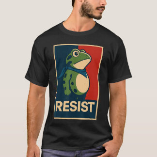 T-shirt Resist Portland Frog Shirt I Stand with Frog Prote