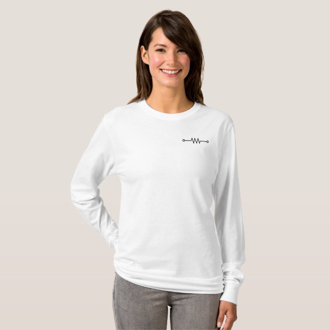 T-shirt Résistance (conception de poche) (Devant entier)