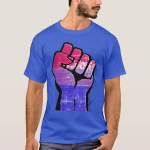 T-shirt Résistance de la fierté bi