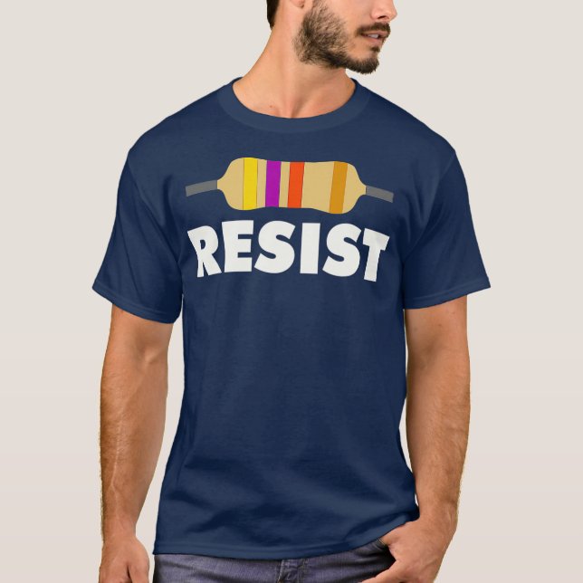 T-shirt Résistance Ingénierie électrique (Devant)